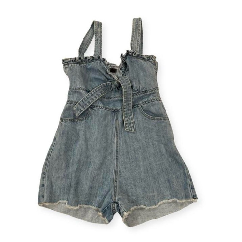 Denim romper